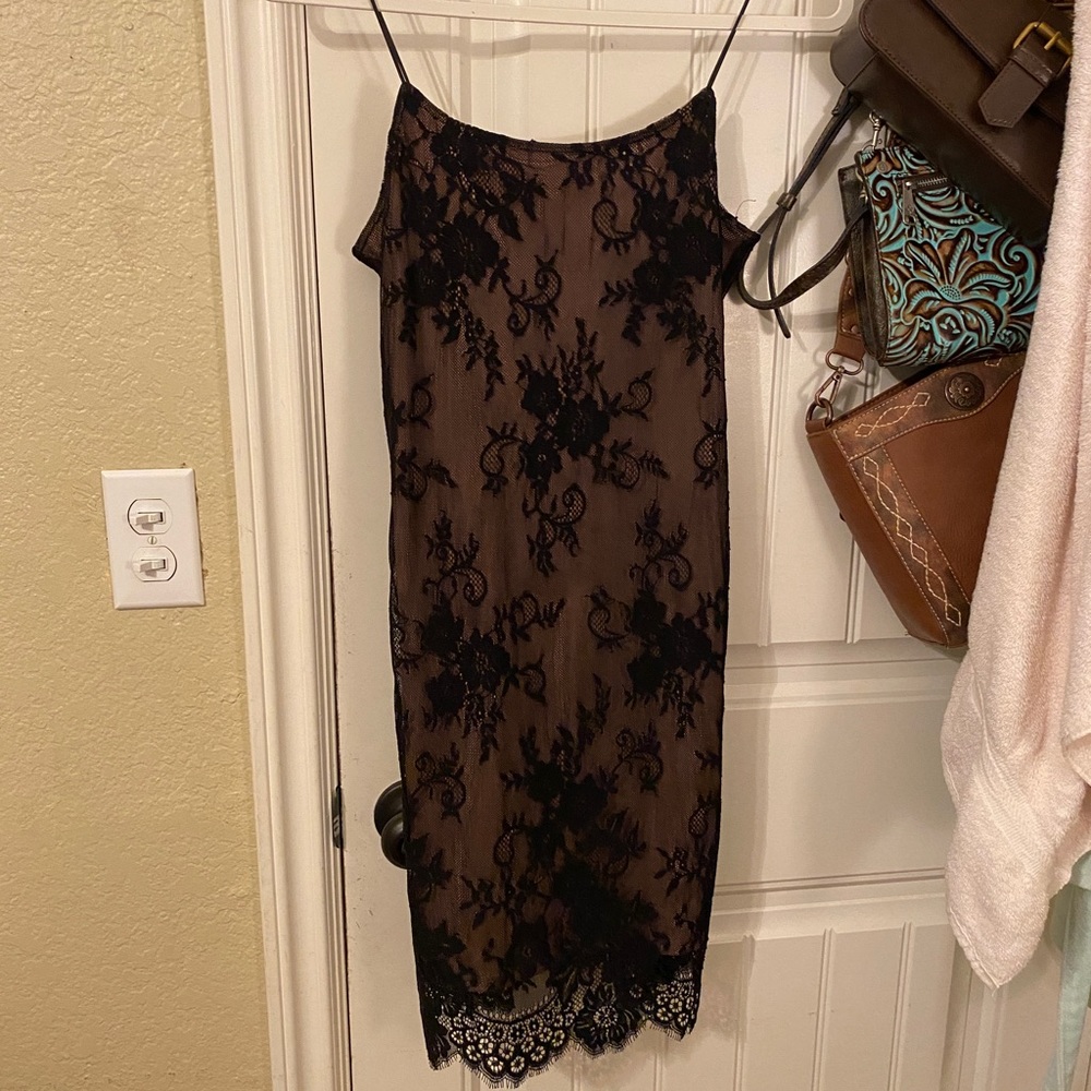 Black lace Mini dress